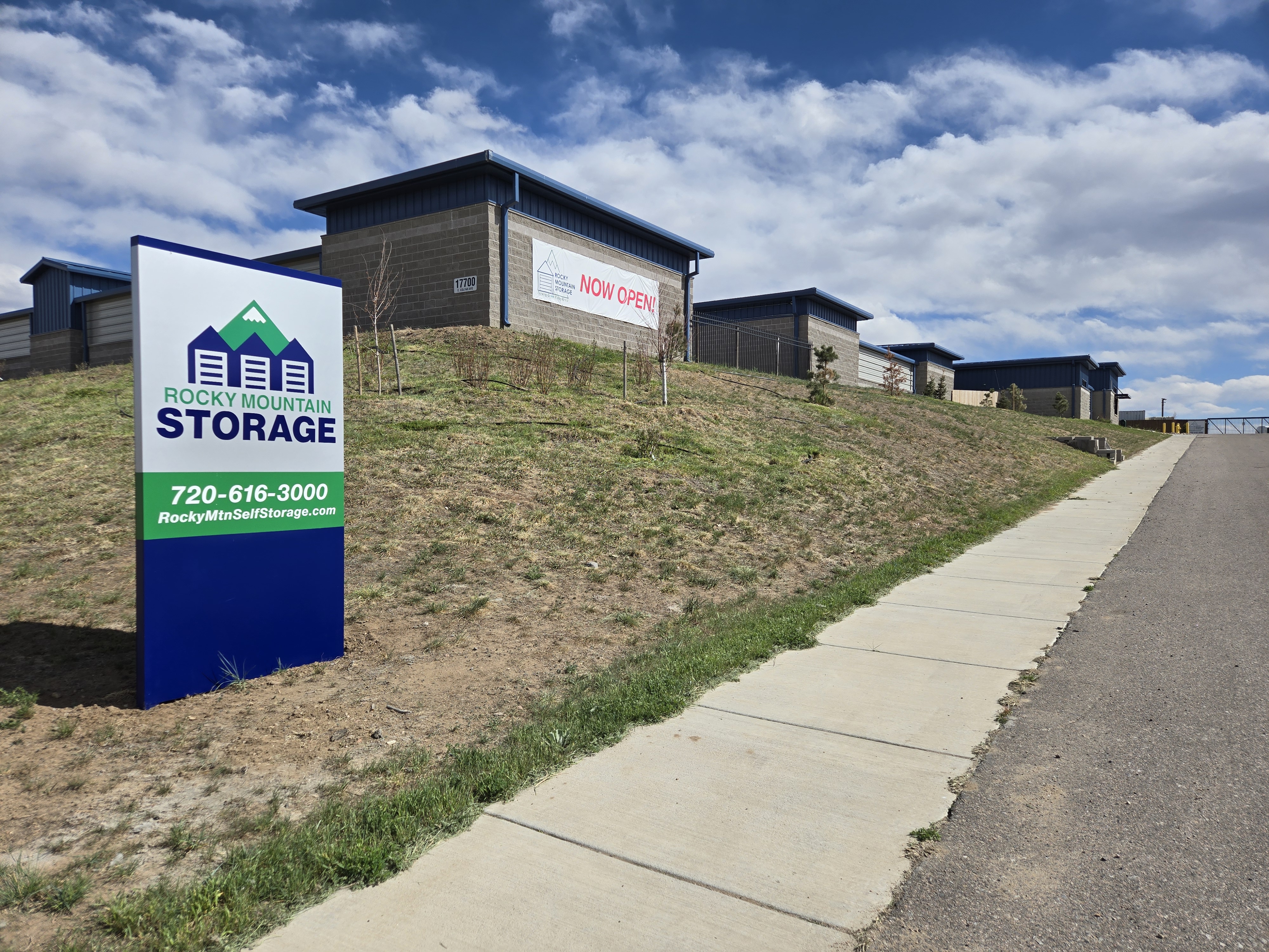 Main entrance to Rocky Mountain Storage